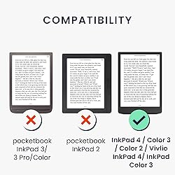 kwmobile Origami Case Compatible with Pocketbook