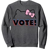 Hello Kitty Vote Bow Outline Sweatshirt