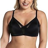 Leonisa ComfortFit Wireless Bras for Women, Push Up Bra with Back and Side Smoothing