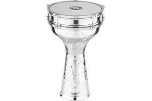 MEINL PERCUSSION Darbuka Egyptian Goblet Drum, Hand Hammered — MADE IN TURKEY — Synthetic Head, 2-YEAR WARRANTY