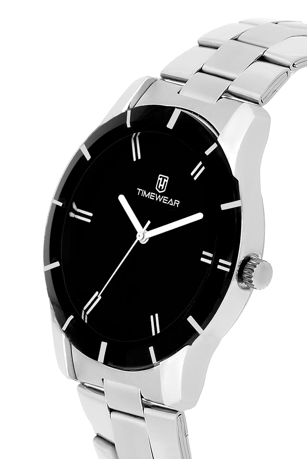 timewear analogue black dial unisex watch - 906chbdtcouple