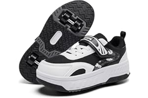 ANEFUN 4-Wheel Kids Roller Skates for Boys and Girls Stylish Durable Comfortable Indoor/Outdoor Sneaker Shoes