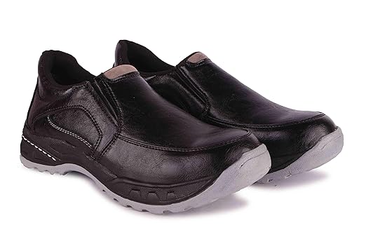 mens black slip on shoes size 9