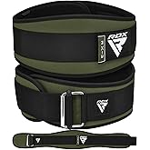 RDX Weight Lifting Belt AUTO LOCK, 6.5” Padded Back Support, Men Women Gym Fitness Strength Training, Bodybuilding Powerlifting Weightlifting Workout, Deadlift Squat, Pro Exercise Equipment