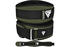 RDX Weight Lifting Belt AUTO LOCK, 6.5” Padded Back Support, Men Women Gym Fitness Strength Training, Bodybuilding Powerlifting Weightlifting Workout, Deadlift Squat, Pro Exercise Equipment