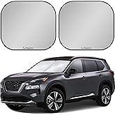 Magnelex Windshield Sun Shade - Reflective Fabric Blocks Sun and Keeps Your Vehicle Cool, Foldable Sun Shield for Car (Universal Fit)