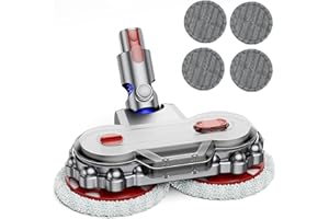 Mop Head for dy-Son V7/V8/V10/V11/V12/V15 Vacuum Cleaners, Electric Floor Mop with Removable Water Tank, Wet Mop Head Attachm