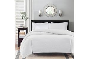 Madison Park Quebec Coverlet Mini Set, Twin/Twin X-Large, White
