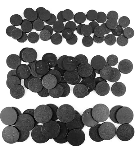 Lot De 20 Socles Ronds Pour Figurines – 28 Mm – Bases Miniatures En Plastique Pour Jeux De Table Et Wargame