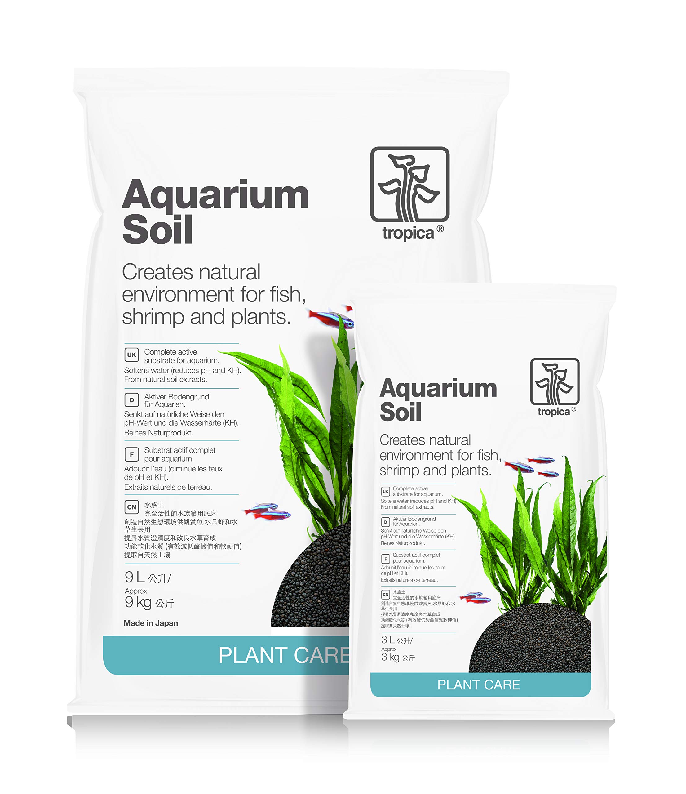 Tropica Plant Growth Aquarium Health Soil Substrate, 3 Litre