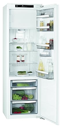 AEG SFE81826ZC Einbaukühlschrank mit Gefrierfach / 155 l Kühlschrank / 75 l 0 °C-Kaltraum / 25 l Gefrierfach / A++ / sparsame