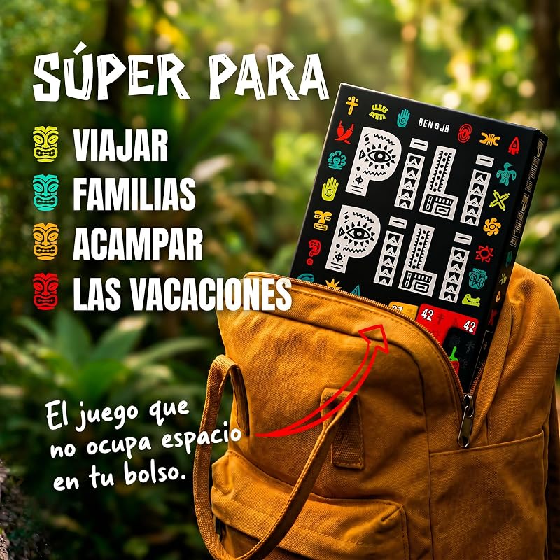 PILI PILI - Juego de Mesa Rápido y Estratégico - Familia y Amigos - +8 años
