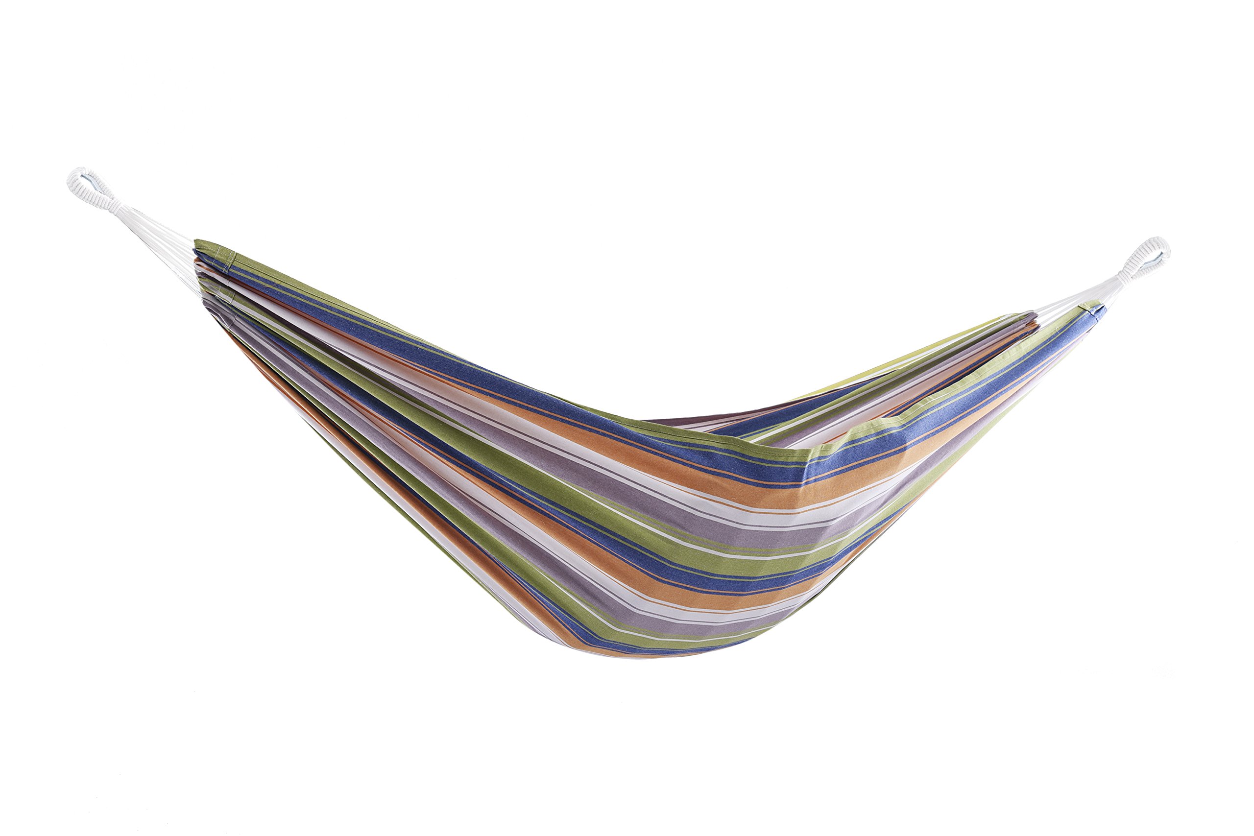 Vivere BRAZ231 Cotton Double Retro Brazilian Hammock-Multi-Colour, 366x160x5 cm — image 1