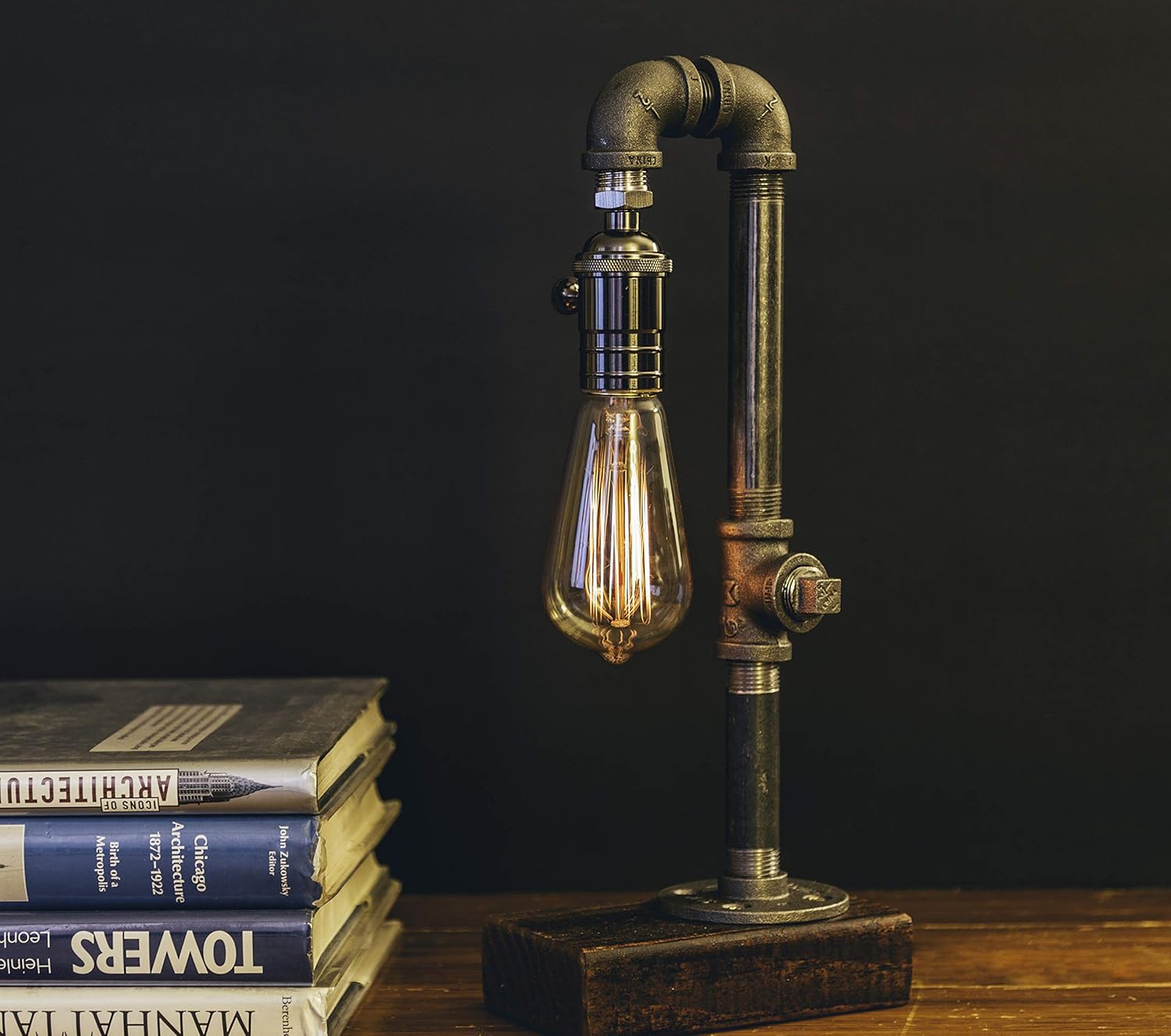 Best steam punk industrial end table