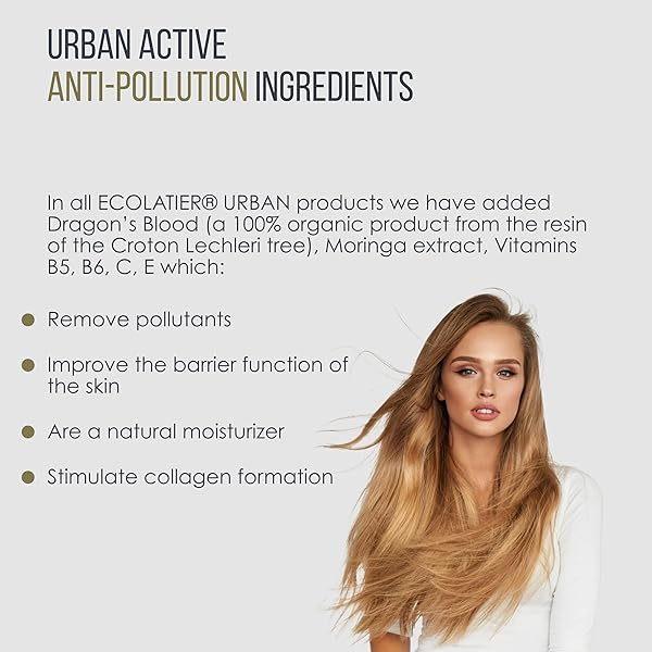 ECOLATIÈR NOURISHING NATURAL HAIR BALM FOR DRY HAIR – AVOCADO OIL HAIR CONDITIONER, VEGAN, SULFATE-FREE, HYDRATING & NOURISHING, 97.5% NATURAL INGREDIENTS – 13.5 FL OZ