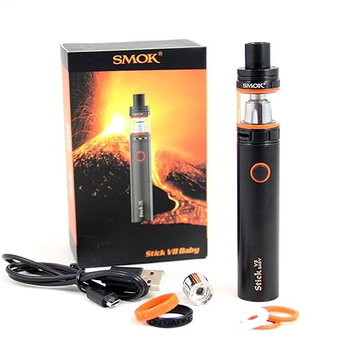title=Autentica SMOK Stick V8 Baby Kit 2000 mAh con TFV8 BABY TANK (Nero) E-Sigarette