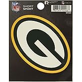Rico Industries NFL Football Green Bay Packers 3.75" x 4.75" Die Cut Team Logo Short Sport Decal