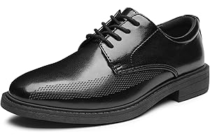 HOMEHOT Boys Dress Shoes Classic Oxfords Formal Shoes