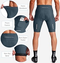 Men's Bike Shorts 3D Padded Cycling Road Biking