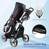 Caddytek Explorer Vsersion 8 4 Wheel Golf Push Cart Dark Grey view 7