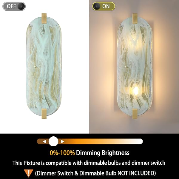 RAINLIGHTING 2 LIGHT OVAL GREEN GLASS BATHROOM WALL SCONCE MODERN CONCISE STYLE WALL LIGHT FIXTURE,GOLD FINISH FOR BEDROOM HALLWAY BEDSIDE