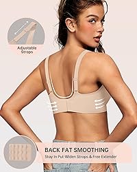 OEAK Womens Deep V Bras Wireless Comfortable Bra
