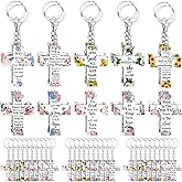 Remuuly Christian Party Favor Mini Bible Verse Keychain Gifts Religious Scripture Keychain Gifts for Women Mom Mother's Day