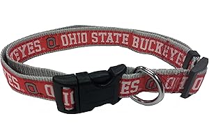 PETS FIRST COLLEGE OHIO STATE BUCKEYES Dog Collar, Large
