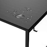 HOMIDEC Writing Desk 100x50x75cm with Storage Bag & Headphone Hook view 6