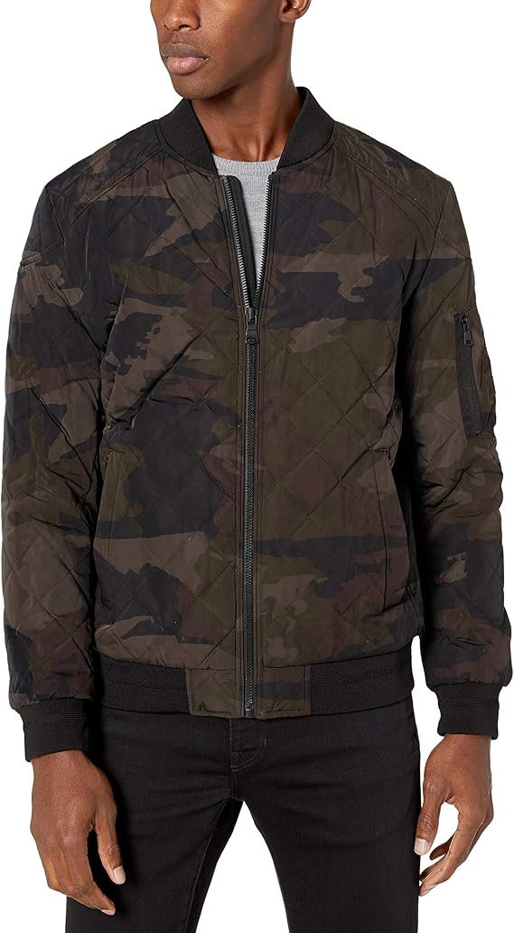 Calvin Klein Men's Quilted Bomber Jacket Amazon.co.uk Clothing