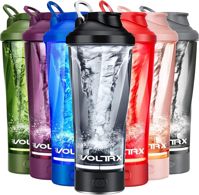 VOLTRX Premium Electric Protein Shaker Bottle, Made with Tritan BPA