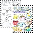 40 Packs All About Me Posters, Star Student of the Week School Poster for Self-Introduction,Elementary Kindergarten Preschool Posters for School Classroom Decor (13.4 X 10.2 Inches)