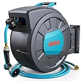 ENEACRO Retractable Garden Hose Reel with Wall