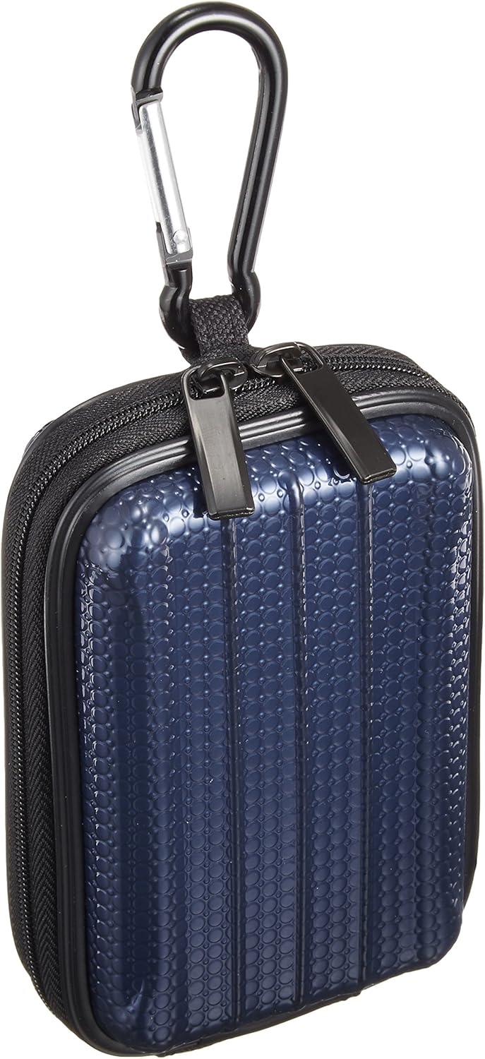 Amazon Co Jp King デジタルカメラケース セミハード カラビナ付 ブルー Kmcc Bl カメラ
