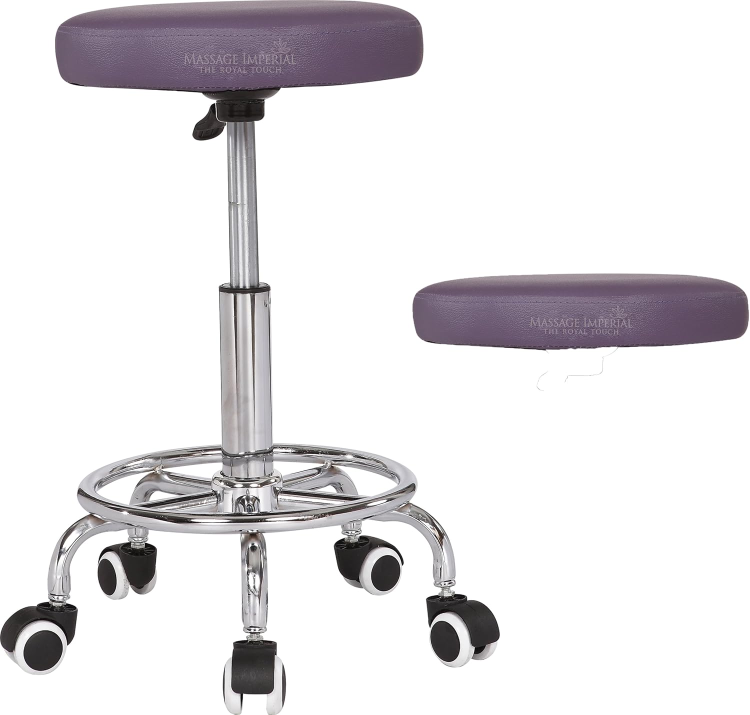 Massage Imperial® Rio Chrome Gas Lift Massage Stool Beauty Therapy