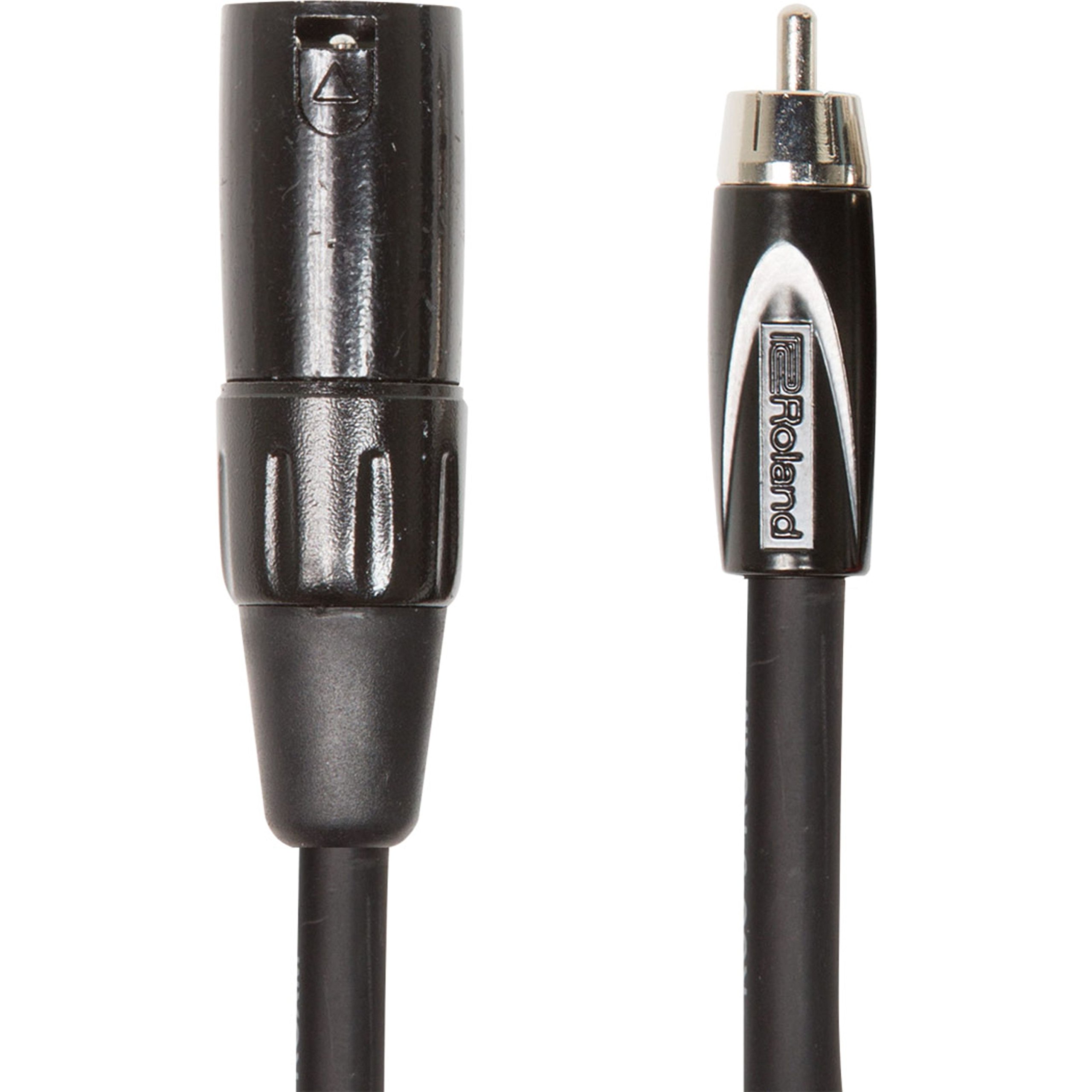 ROLAND,1.5 Meters Black Series Interconnect Cable—Xlr Male To Rca, 5 Ft./1.5 M - Rcc-5-Rcxm
