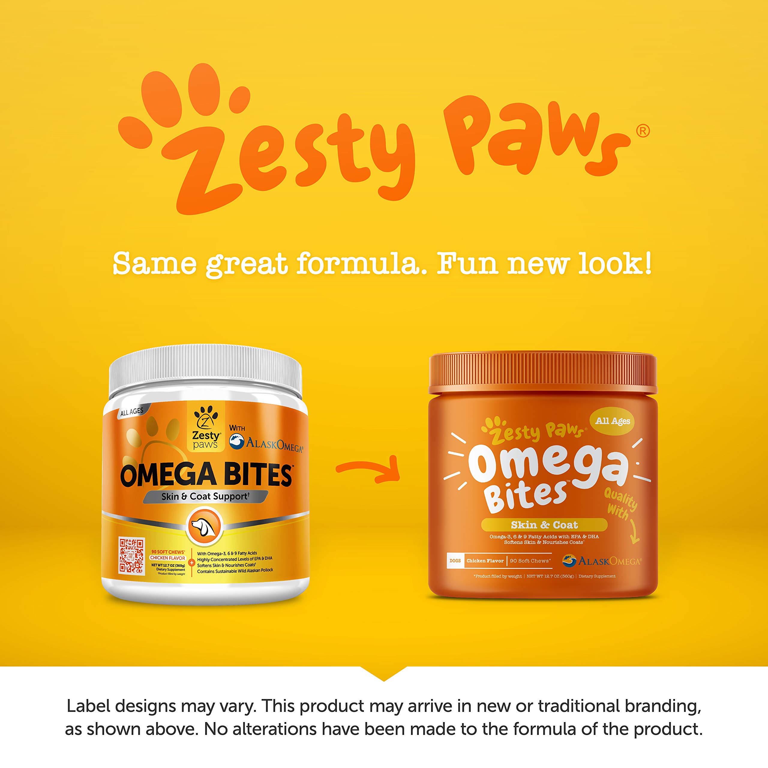 Omega 3 Alaskan Fish Oil Chew Treats for Dogs With AlaskOmega for EPA