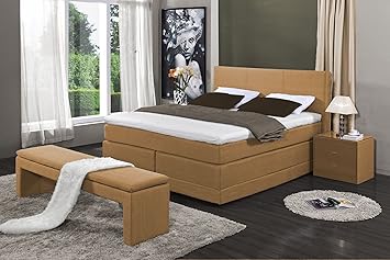 Cama con somier cama Geneva, Luxus fabricado en Alemania ...