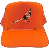 Pheasant Hunting Hat/Camo Pheasant/Adjustable Snapback/Mesh Caps