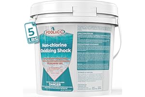 POOLACC 5 LB Non-Chlorine Spa Shock Oxidizer for Hot Tub, Chlorine-Free Treatment & Enhanced Oxidizing Shock for Hot Tubs, Spas and Pools, Quick Dissolving, Fast-Acting