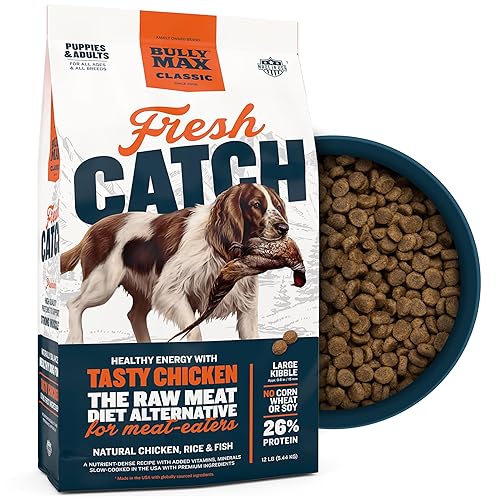 Bully Max Classic Fresh Catch Dry Dog Food Slow-Cooked, Natural