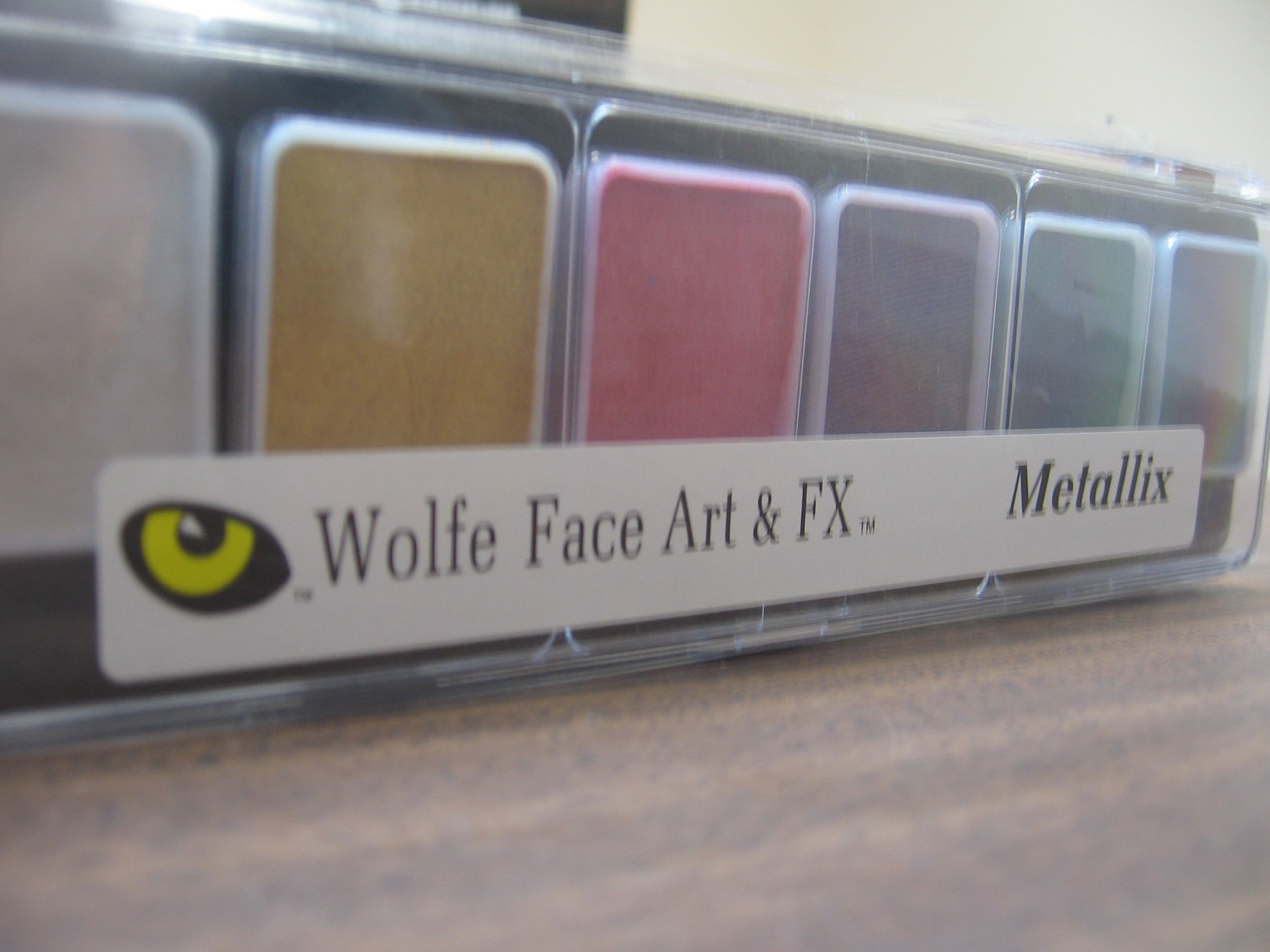 Wolfe 6 Color Palette/Face Paint Kit (Metallix)