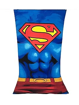 Superman Serviette De Plage Drap De Bain 70x140 Cm