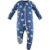 Owlivia Rayon Made from Bamboo Baby Boy Girl Sleep 'N Play, Zip Front Non-Slip Footed Sleeper Pajamas