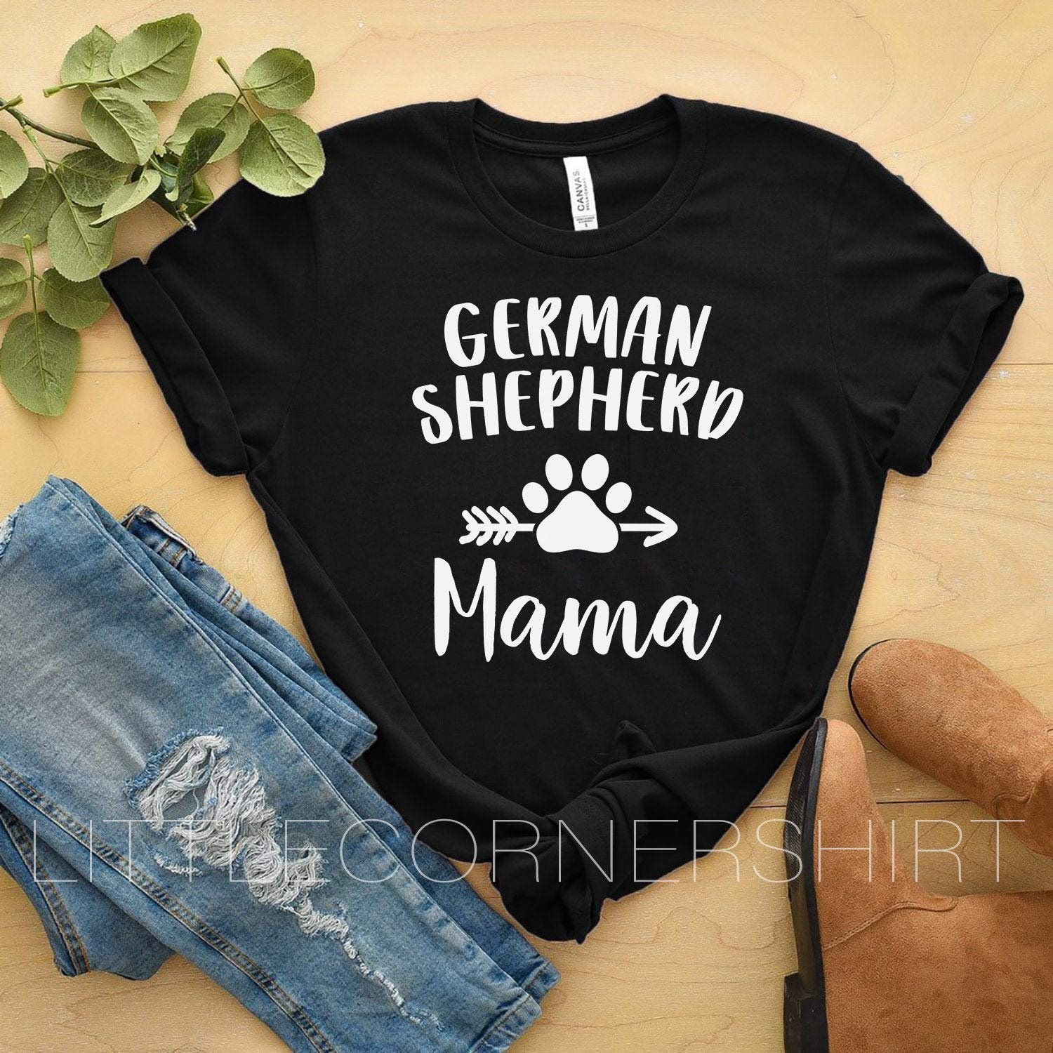 German Shepherd, German Shepherd Mama, Gift For Dog Lover, Mother's Day Gift, For Mom T Shirt