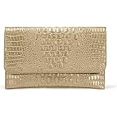 SWEETV CHUNLI Evening Clutch Purses for Women Elegant Wristlet Wallets Crocodile Pattern PU Leather Purse Formal/Wedding