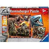 Ravensburger Instinct to Hunt 3x49 Piece Jigsaw Puzzle Set for Kids - 08054 - Every Piece is Unique, Pieces Fit Together Perfectly