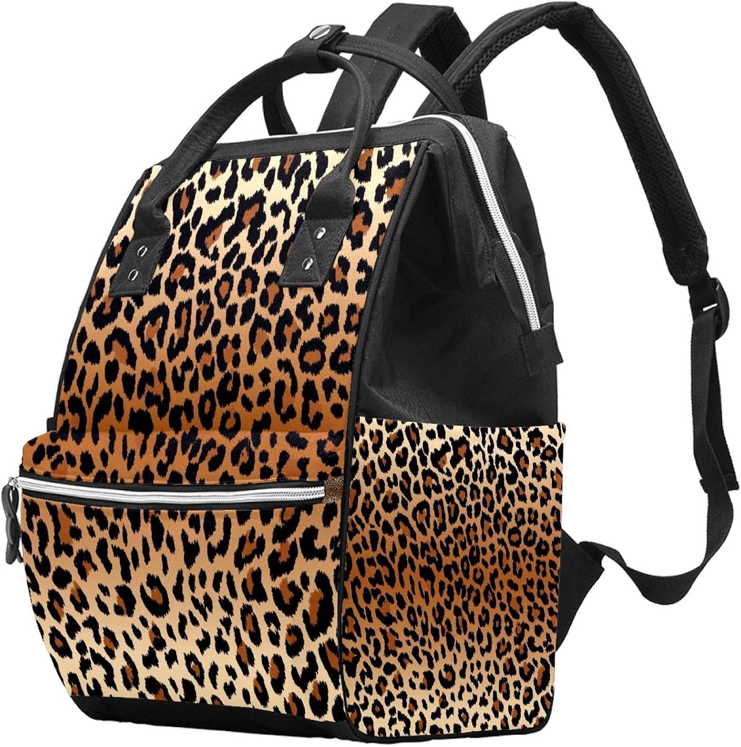 Leopard Pattern School Bags for Girls Boys Travel Laptop Backpack Bag