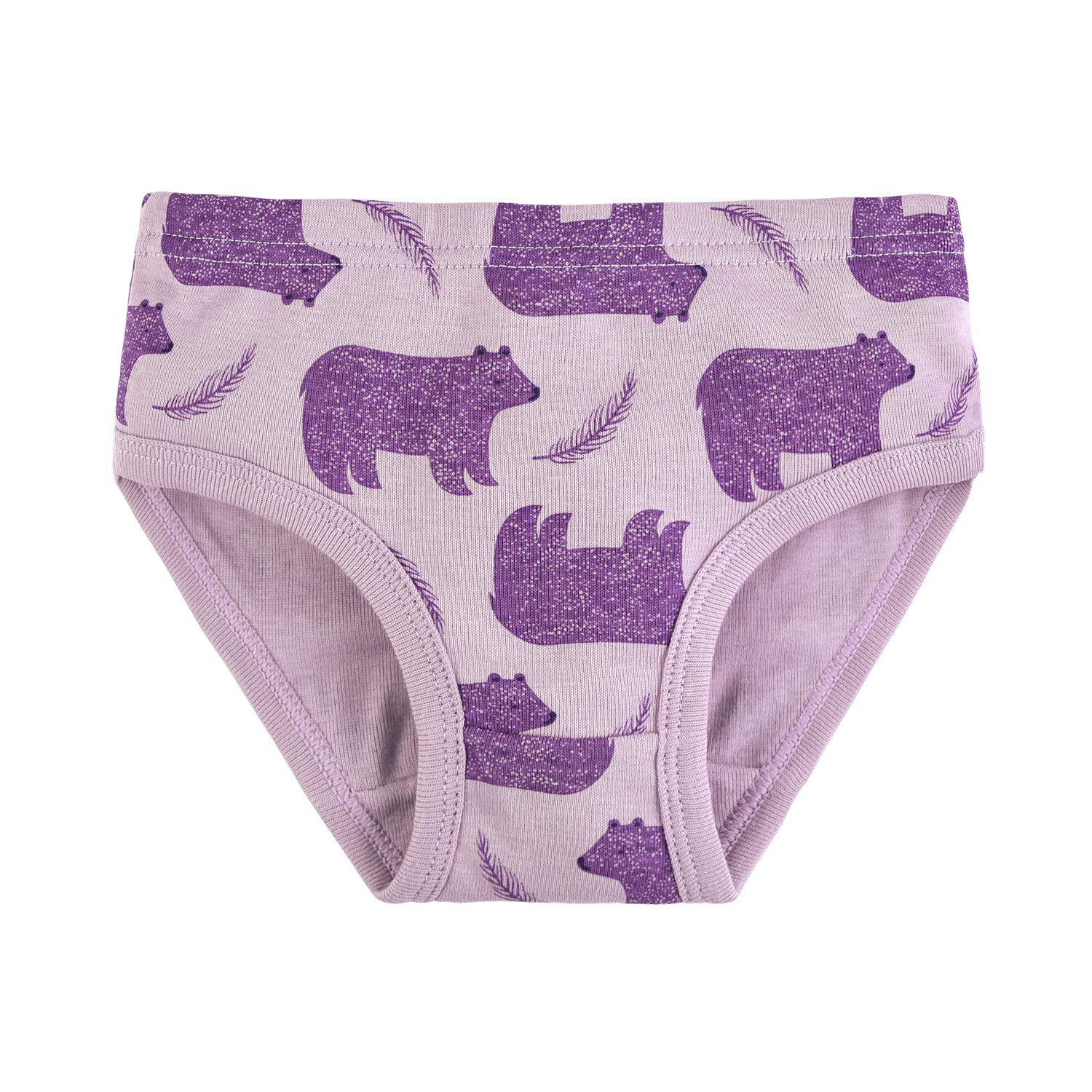 slaixiu 6-Pack Soft Cotton Little Girls Panties Cute Kids Brief Underwear 2-8 Year(NO13-100)