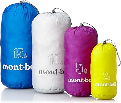 Amazon Co Jp モンベル Mont Bell ライトスタッフバッグ セット マルチカラー マルチカラー シューズ バッグ